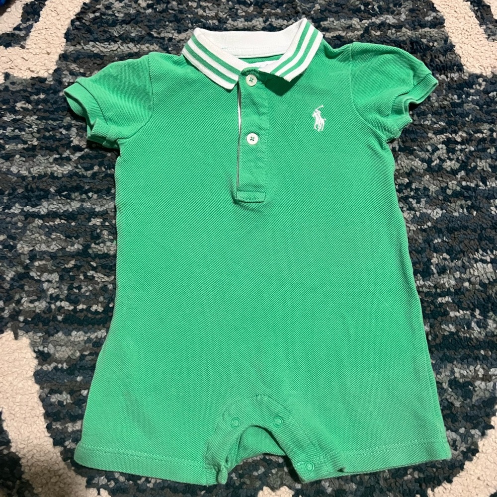 6m Ralph Lauren collared onesie
